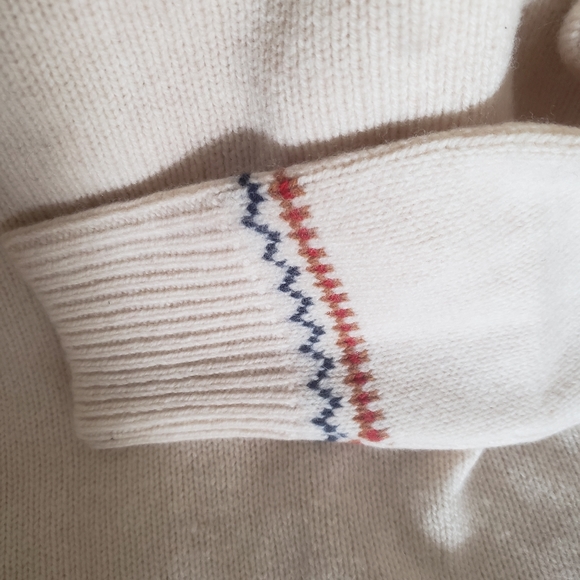 J CREW FAIR ISLE LAMBSWOOL SWEATER - Picture 4 of 6